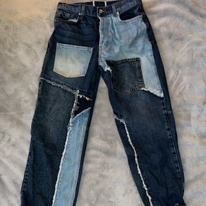Revice patchwork jeans size 28